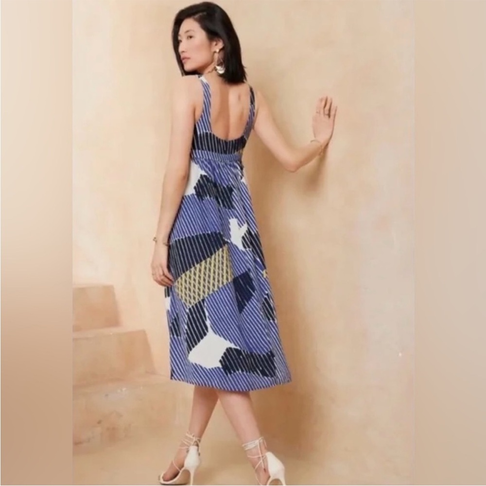 Banana Republic Empire Waist Chiffon Midi Dress
